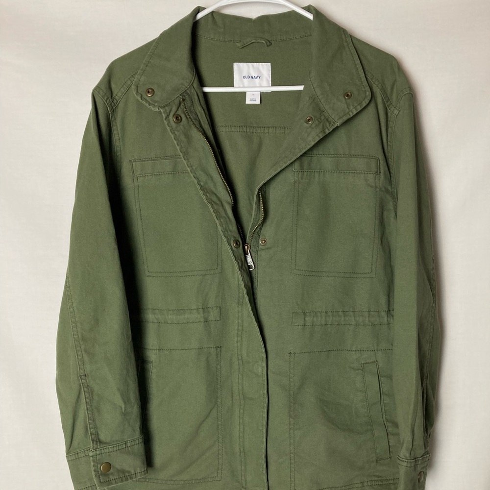 Old Navy Green Utility Jacket